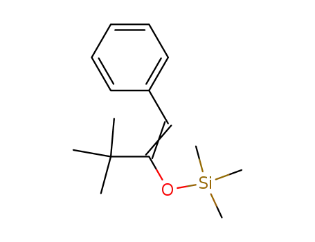 {2,2-Dimethyl-1-[1-phenyl-meth-(Z)-ylidene]-propoxy}-trimethyl-silane