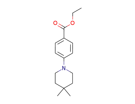 Molecular Structure of 406233-25-8 (4-(4,4-DIMETHYL-PIPERIDIN-1-YL)-BENZOIC ACID ETHYL ESTER)