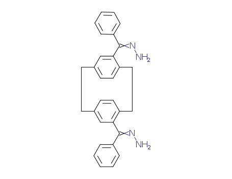 [1-[13-(Hydrazono-phenyl-methyl)-tricyclo[8.2.2.2<sup>4,7</sup>]hexadeca-1<sup>(13)</sup>,4<sup>(16)</sup>,5,7<sup>(15)</sup>,10<sup>(14)</sup>,11-hexaen-5-yl]-1-phenyl-meth-(Z)-ylidene]-hydrazine