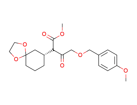 methyl (7R)-α-[[(4-methoxyphenyl)methoxy]acetyl]-1,4-dioxaspiro[4,5]decane-7-acetate