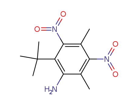 Molecular Structure of 107342-67-6 (2-AMINO-1-TERT-BUTYL-3,5-DIMETHYL-4,6-DINITROBENZENE)