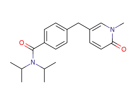 <i>N</i>,<i>N</i>-diisopropyl-4-(1-methyl-6-oxo-1,6-dihydro-pyridin-3-ylmethyl)-benzamide