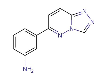 Molecular Structure of 66548-77-4 (Benzenamine, 3-(1,2,4-triazolo[4,3-b]pyridazin-6-yl)-)