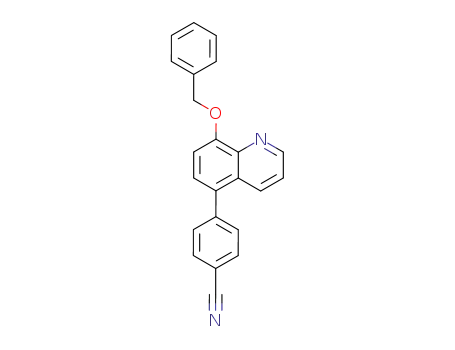 Benzonitrile, 4-[8-(phenylmethoxy)-5-quinolinyl]-