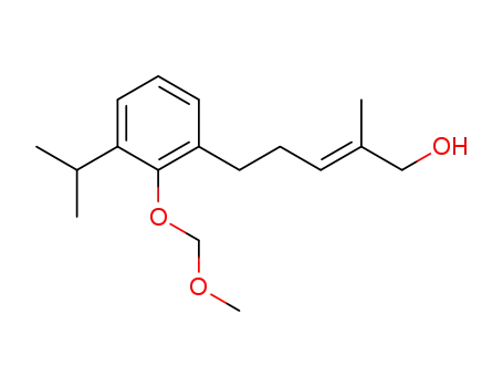 (E)-5-(3-Isopropyl-2-methoxymethoxy-phenyl)-2-methyl-pent-2-en-1-ol