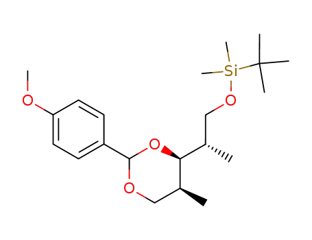 (2S)-tert-butyl-{(4R,5S)-2-[2-(4-methoxyphenyl)-5-methyl[1,3]dioxan-4-yl]propoxy}dimethylsilane