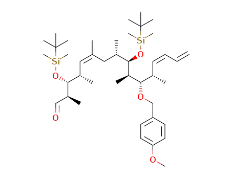5,13,15-Hexadecatrienal,
3,9-bis[[(1,1-dimethylethyl)dimethylsilyl]oxy]-11-[(4-methoxyphenyl)meth
oxy]-2,4,6,8,10,12-hexamethyl-,
(2R,3R,4S,5Z,8S,9R,10R,11S,12S,13Z)-