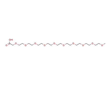 Molecular Structure of 405518-55-0 (3,6,9,12,15,18,21,24,27,30-Decaoxahentriacontanoic acid)
