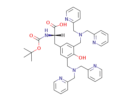 3-{3,5-bis[(bis-pyridin-2-ylmethyl-amino)methyl]-4-hydroxyphenyl}-2-(tert-butoxycarbonylamino)propionic acid