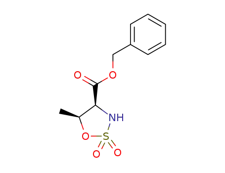 (4S,5S)-2,2-dioxo-1,2,3-oxathiazolidinone-5-methyl-4-carboxylic acid benzyl ester
