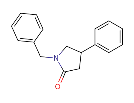 Molecular Structure of 108303-98-6 (N-benzyl-4-phenylpyrrolidin-2-one)