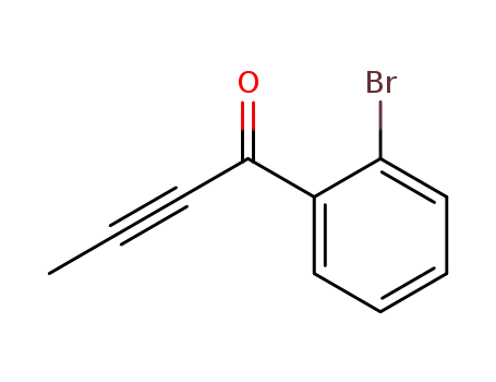 Molecular Structure of 207275-14-7 (2-Butyn-1-one, 1-(2-bromophenyl)-)