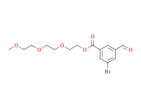 2-[2-(2-methoxyethoxy)ethoxy]ethyl 3-bromo-5-formylbenzoate