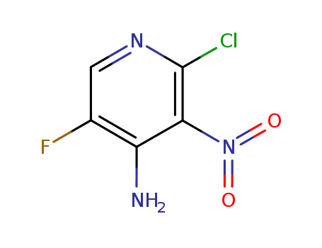 4-Pyridinamine, 2-chloro-5-fluoro-3-nitro-