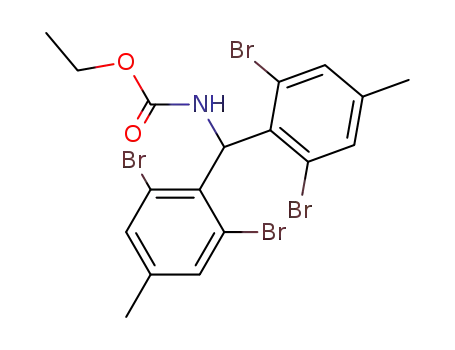 Carbamic acid, [bis(2,6-dibromo-4-methylphenyl)methyl]-, ethyl ester