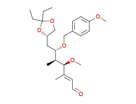 (4R,5S,6S)-7-[(1S)-3,3-diethyl-2,4-dioxolanyl]-4-methoxy-6-[(4-methoxyphenyl)methoxy]-3,5-dimethylhept-2-enal