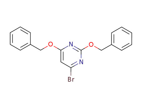 Molecular Structure of 70523-27-2 (2,4-bis(benzyloxy)-6-bromopyrimidine)
