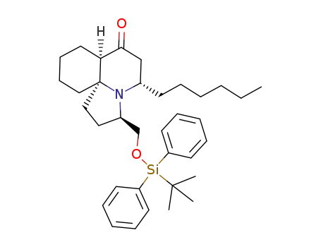(3R,5S,7aR,11aR)-3-[[(tert-butyldiphenylsilyl)oxy]methyl]-5-hexyloctahydro-pyrrolo-1H-pyrrolo[2,1-j]quinolin-7(7aH)-one