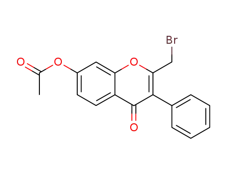 7-acetoxy-2-bromomethyl-3-phenyl-chromen-4-one