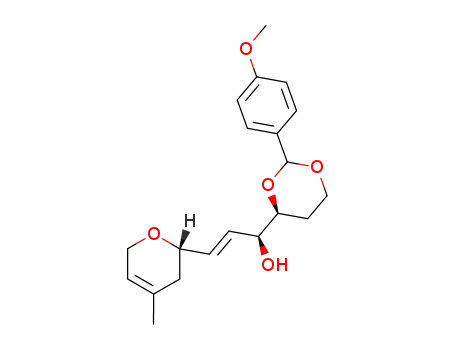 (E)-(S)-1-[(S)-2-(4-Methoxy-phenyl)-[1,3]dioxan-4-yl]-3-((S)-4-methyl-3,6-dihydro-2H-pyran-2-yl)-prop-2-en-1-ol