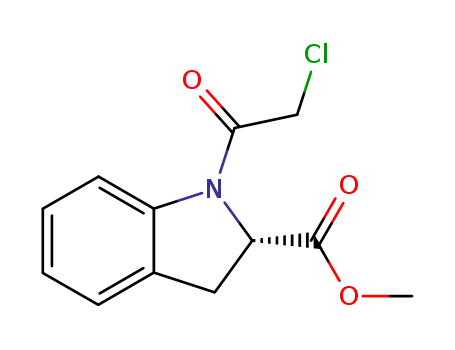 methyl (2S)-1-(2-chloroacetyl)indoline-2-carboxylate