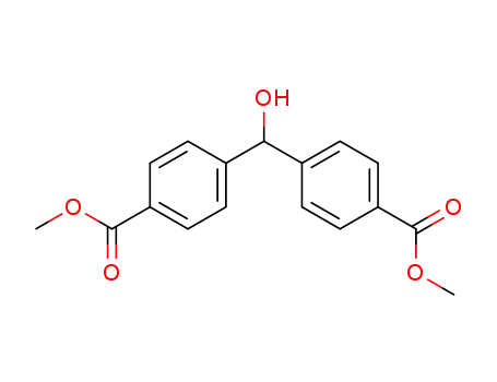 Molecular Structure of 970-86-5 (Benzoic acid, 4,4'-(hydroxymethylene)bis-, dimethyl ester)