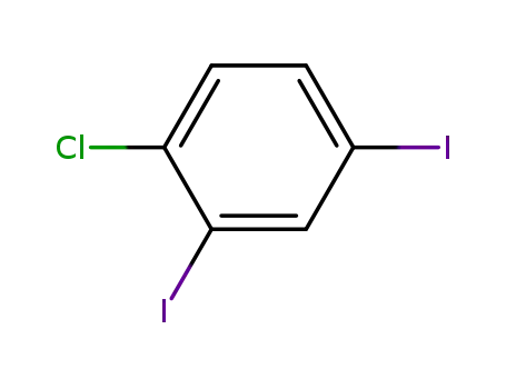 Molecular Structure of 31928-48-0 (2,4-diiodochlorobenzene)