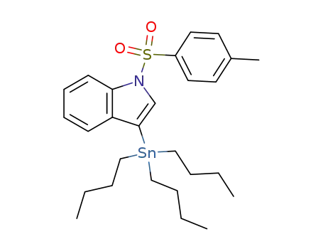 3-(tributylstannyl)-1-(toluene-4-sulfonyl)-indole