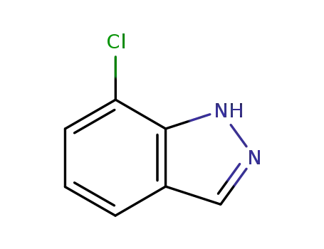 Molecular Structure of 37435-12-4 (7-CHLORO-1H-INDAZOLE)