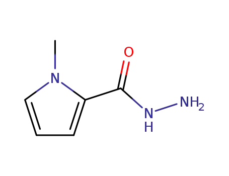 Molecular Structure of 113398-02-0 (1-METHYL-1H-PYRROLE-2-CARBOHYDRAZIDE)