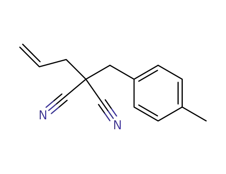Molecular Structure of 21448-14-6 (1-(p-Tolyl)-2,2-dicyan-penten-<sup>(4)</sup>)