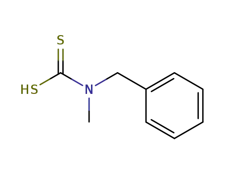 Molecular Structure of 26387-05-3 (Carbamodithioic acid, methyl(phenylmethyl)-)