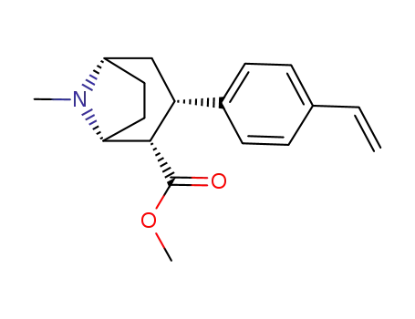 3β-(4'-vinylphenyl)tropane-2β-carboxylic acid methyl ester