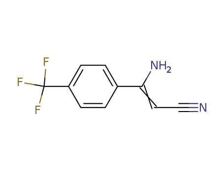 (2Z)-3-amino-3-[4-(trifluoromethyl)phenyl]prop-2-enenitrile