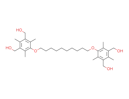 Molecular Structure of 347886-63-9 (1,10-bis(3,5-bis(hydroxymethyl)-2,4,6-trimethylphenoxy)decane)