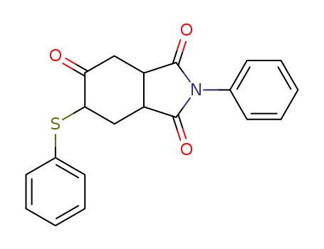 2-Phenyl-6-phenylsulfanyl-tetrahydro-isoindole-1,3,5-trione