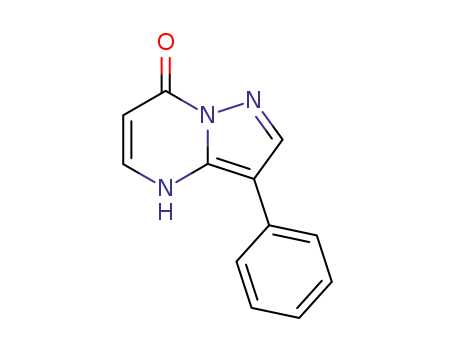 Molecular Structure of 77506-26-4 (3-PHENYL-4H-PYRAZOLO[1,5-A]PYRIMIDIN-7-ONE)