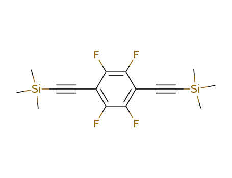 Molecular Structure of 113705-12-7 (Silane,
[(2,3,5,6-tetrafluoro-1,4-phenylene)di-2,1-ethynediyl]bis[trimethyl-)