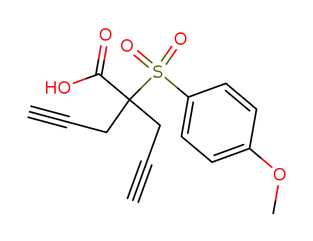 4-Pentynoic acid, 2-[(4-methoxyphenyl)sulfonyl]-2-(2-propynyl)-