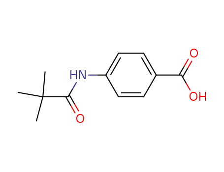 Molecular Structure of 56619-97-7 (4-(Pivaloylamino)benzoic acid)