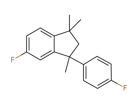 5-fluoro-3-(4-fluorophenyl)-1,1,3-trimethylindane