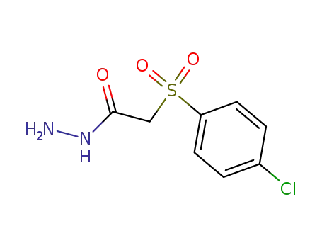 Molecular Structure of 36107-11-6 ((4-CHLOROBENZENESULFONYL)ACETIC ACID HYDRAZIDE)