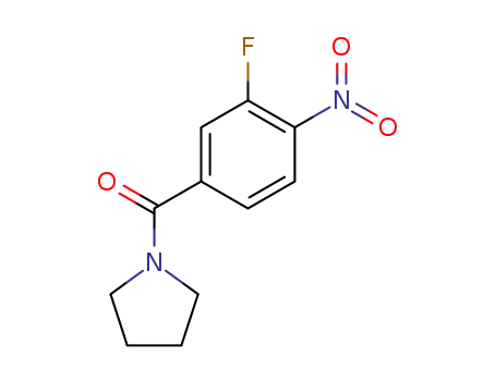 (3-fluoro-4-nitro-phenyl)-pyrrolidin-1-yl-methanone