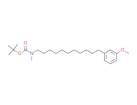Carbamic acid, [11-(3-methoxyphenyl)undecyl]methyl-,
1,1-dimethylethyl ester