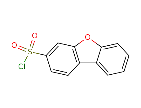 Molecular Structure of 42138-14-7 (Dibenzofuran-3-sulfonyl chloride)
