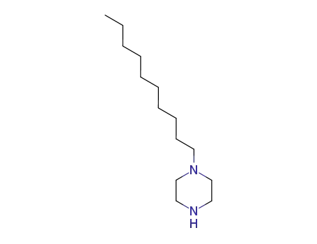 Molecular Structure of 63207-03-4 (1-DECYLPIPERAZINE)