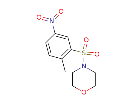 Molecular Structure of 91215-03-1 (4-({5-nitro-2-methylphenyl}sulfonyl)morpholine)