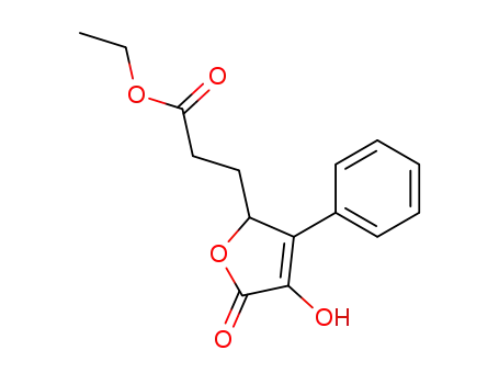 ethyl 3-(4-hydroxy-5-oxo-3-phenyl-2,5-dihydro-2-furyl)propionate