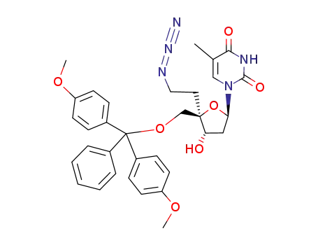 4'-C-(2-azidoethyl)-5'-O-(dimethoxytrityl)thymidine
