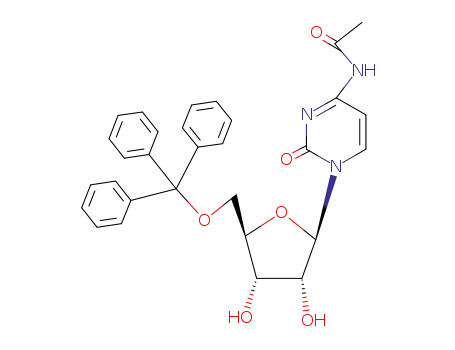 Cytidine, N-acetyl-5'-O-(triphenylmethyl)-